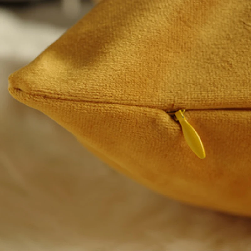 Бархатный Чехол для подушки декоративный чехол синий желтый черный серый цвета