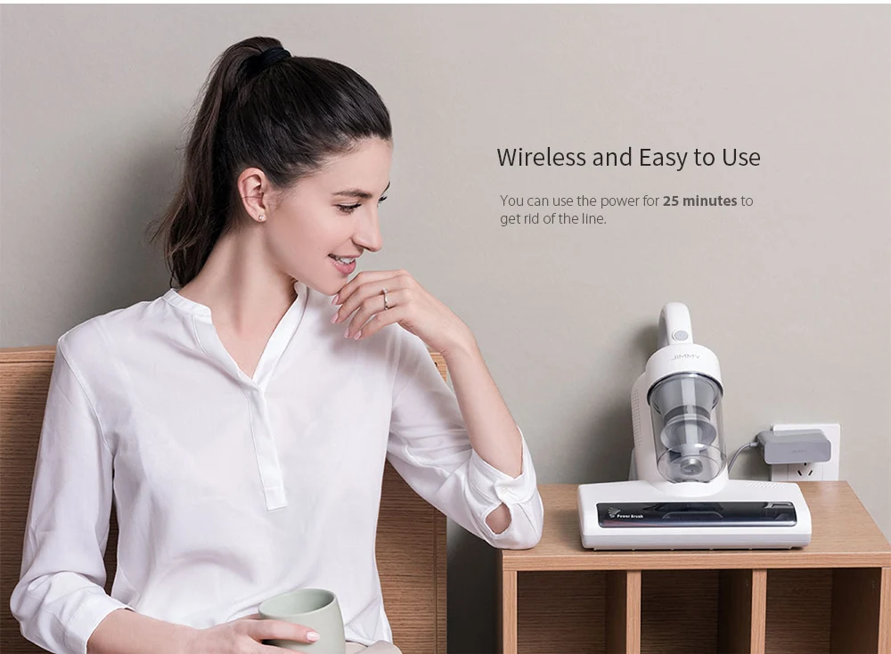 Xiaomi JIMMY JV31 беспроводной ручной пылезащитный клещ Ультрафиолетовый Фильтр Пылесос высокочастотная машина для удаления клещей