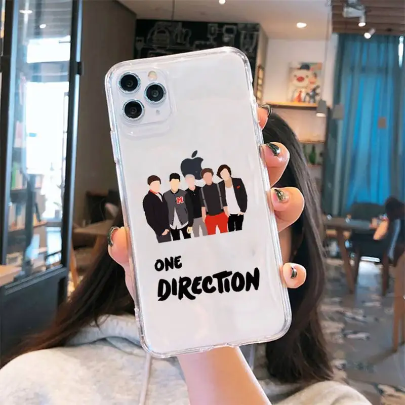 

Harry Styles One Direction Phone Case Transparent for iPhone 6 7 8 11 12 s mini pro X XS XR MAX Plus se cover funda shell