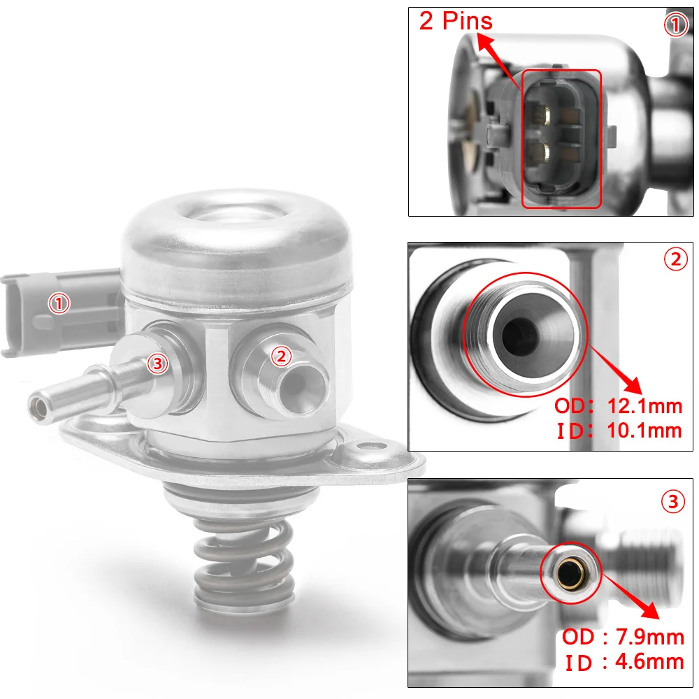Vr-топливный насос высокого давления для 09-14 hyundai Sonata &amp 09-15 Kia Sorento UDW 353202G720 353202G730