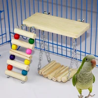 ladder bird cage parrot springboard lovebird set canaries supplies for birds accessories cells stairs for parrots pet bird toys