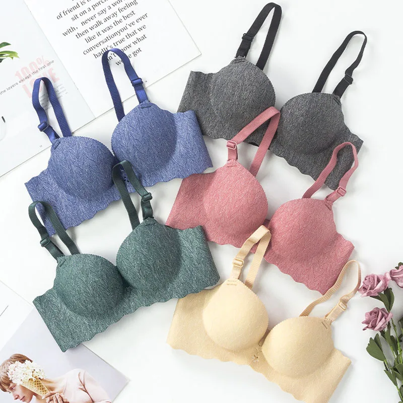 Roseheart женский модный зеленый красный синий без косточек бюстгальтеры для