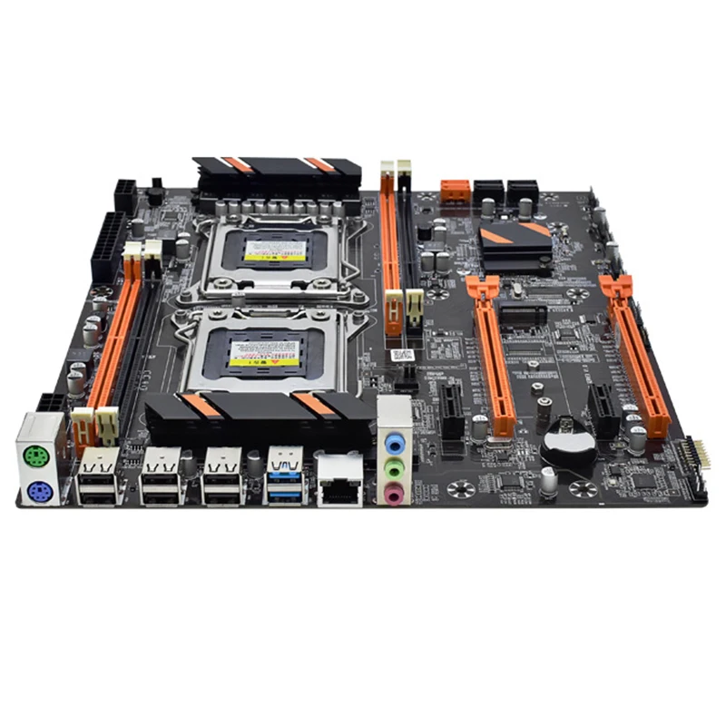 X79 двойная материнская плата CPU LGA2011 DDR3 REG ECC USB3.0 Sata3.0 с процессором Xeon E5