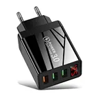 Зарядное устройство 3A с цифровым дисплеем и поддержкой быстрой зарядки