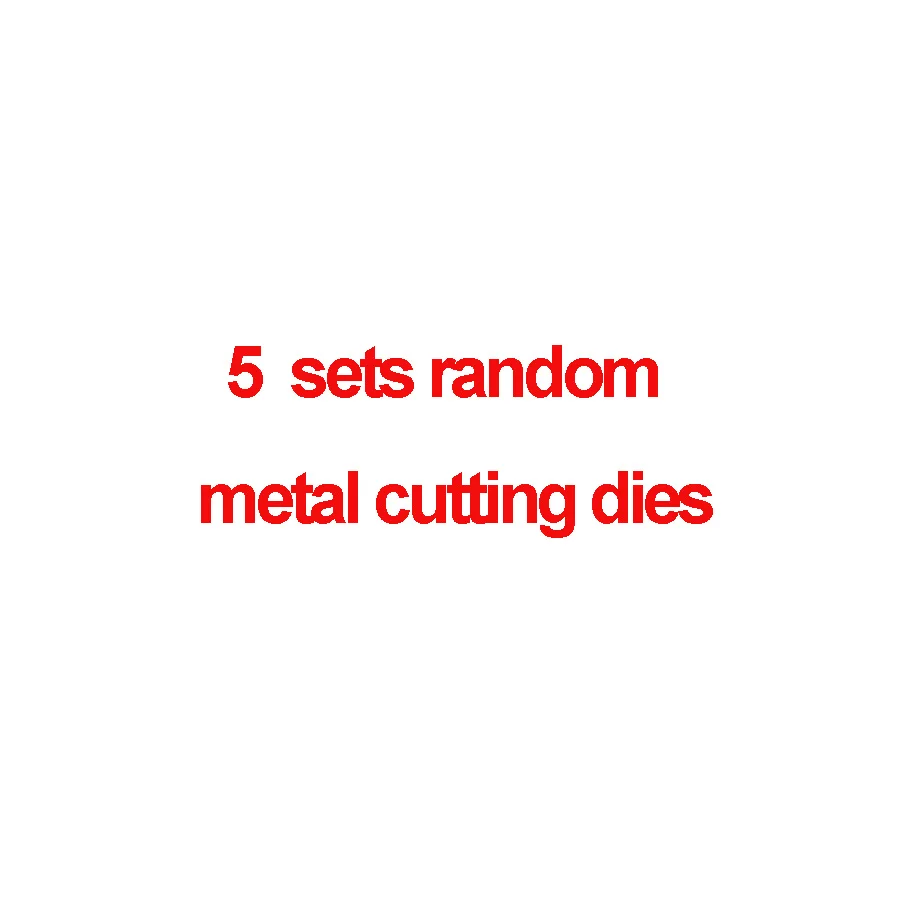 

5Pcs Different Metal Cutting Dies Stencil Template For Embossing DIY Scrapbooking Paper Album Gift Cards Making Metal Cut Die