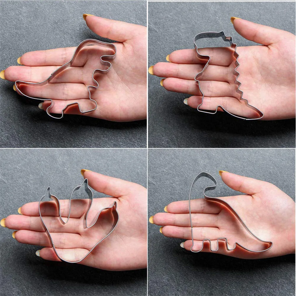 10 шт. форма для печенья набор вырезания в виде динозавра детей кольцевая Забавный