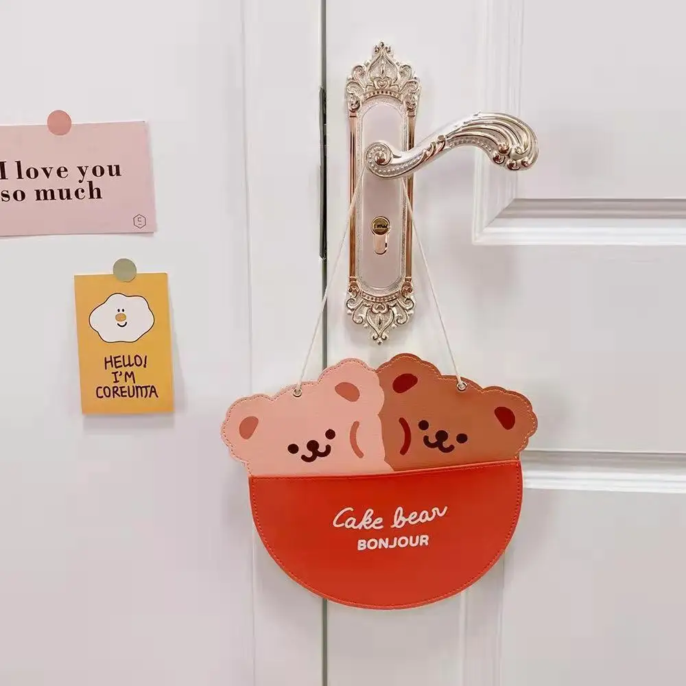 

Cute Little Animal Storage Hanging Bag Mobile Phone Power Charger Wall Hanging Wall Decoration Bag Home Decoration Bags