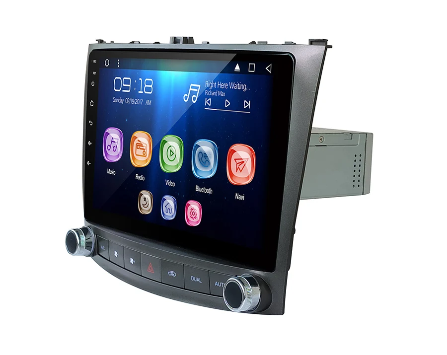 Автомобильный мультимедийный экран 10 1 дюйма Android 9 0 Восьмиядерный процессор ОЗУ 2