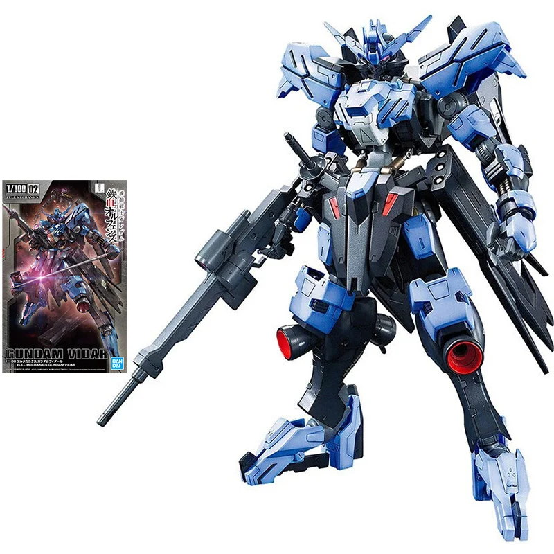 Bandai gundam gundam modelo kit anime figura tv 02 1/100 ferro-sangue órfãos ASW-G-XX vidar genuíno gunpla ação brinquedo figura