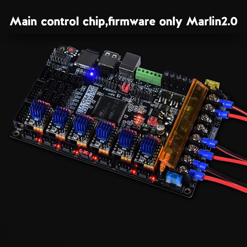SKR Pro V1.1 плата управления 32 бит ARM cpu + TFT35 V2.0 пресс-экран Smart Wifi дисплей набор для 3d