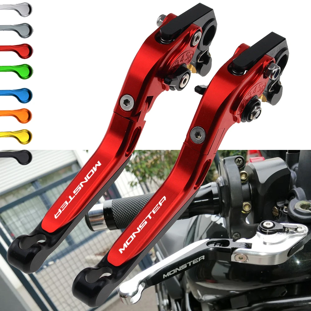 Регулируемые складные выдвижные рычаги тормозной муфты для DUCATI Monster S4/S4R/900/1000