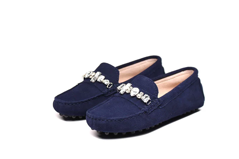 genuine cowhide leather women shoes Female Casual Fashion Flats Spring Autumn driving shoes women leather loafers