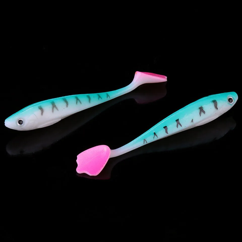 WALK FISH мягкая рыболовная приманка для джиггинга 4 шт./лот Easy Shiner 90 мм 5 г Воблер