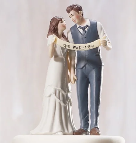 

The Look of Love Bride and Groom Couple Figurine wedding cake topper for wedding decoration
