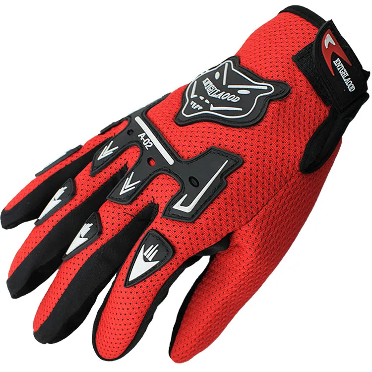 Adult red Георгем студенческие Детские велосипедные перчатки Guantes Ciclismo Мужские Спортивные Перчатки для фитнеса, тренажерного зала, MTB, велосипедные перчатки с полным пальцем, велосипедные перчатки - Цвет: Adult red