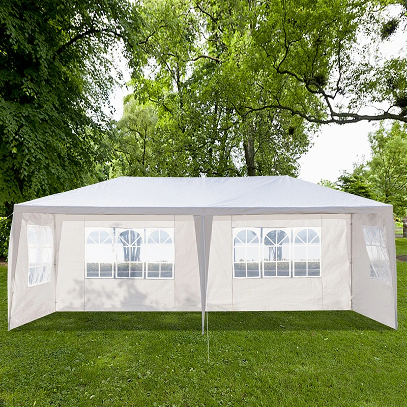 

3 x 6m Four Sides Waterproof Tent with Spiral Tubes Party Awning Sunshade Sail For Outdoor Garden Beach Camping Sun Shelter