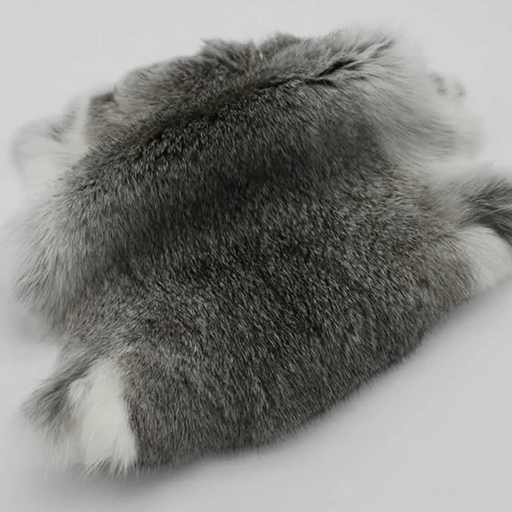 Цельная деталь из натурального кроличьего меха цельная пушистого украшение для