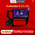 Автомагнитола Junsun V1 для Outlander, стерео-система на Android 10,0, 2 Гб ОЗУ, 32 Гб ПЗУ, с GPS и RDS Навигатором, звуком DSP, видеоплеером, без dvd, для Outlander 3, 2012-2018, типоразмер 2 din