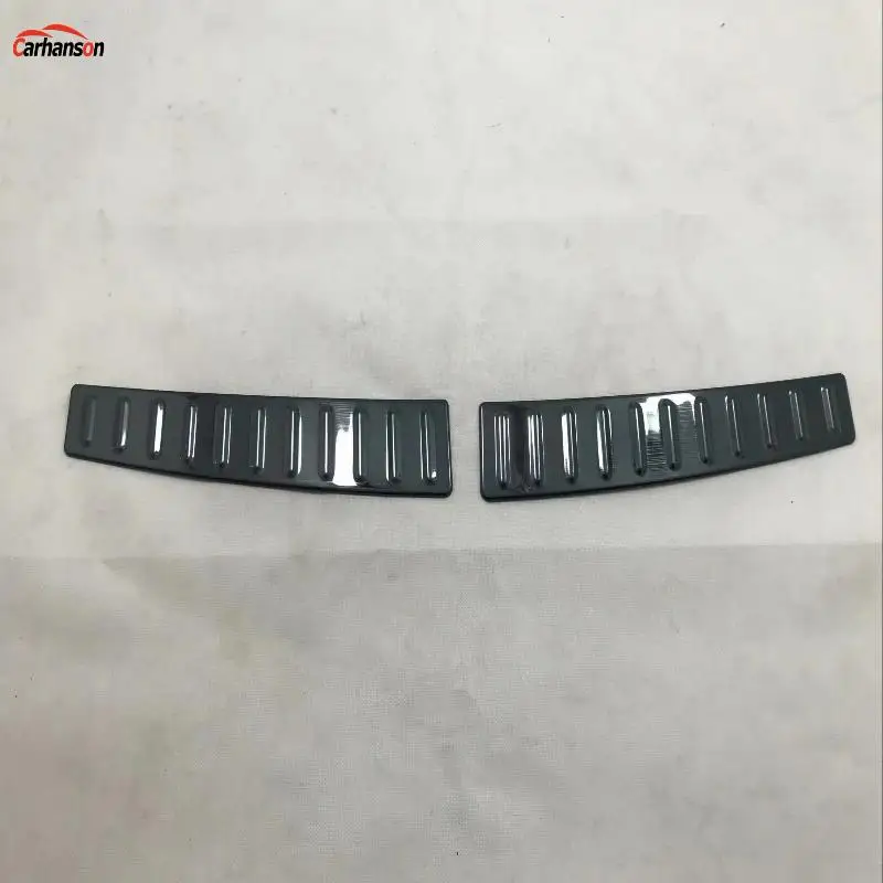 Аксессуары для стайлинга автомобилей Tesla модель S 2014 2019 задняя Накладка на порог