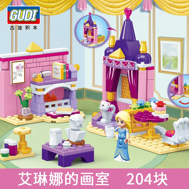 Девушка интеллект сборки строительные блоки Legoes кирпич Technic Playmobil игрушки для
