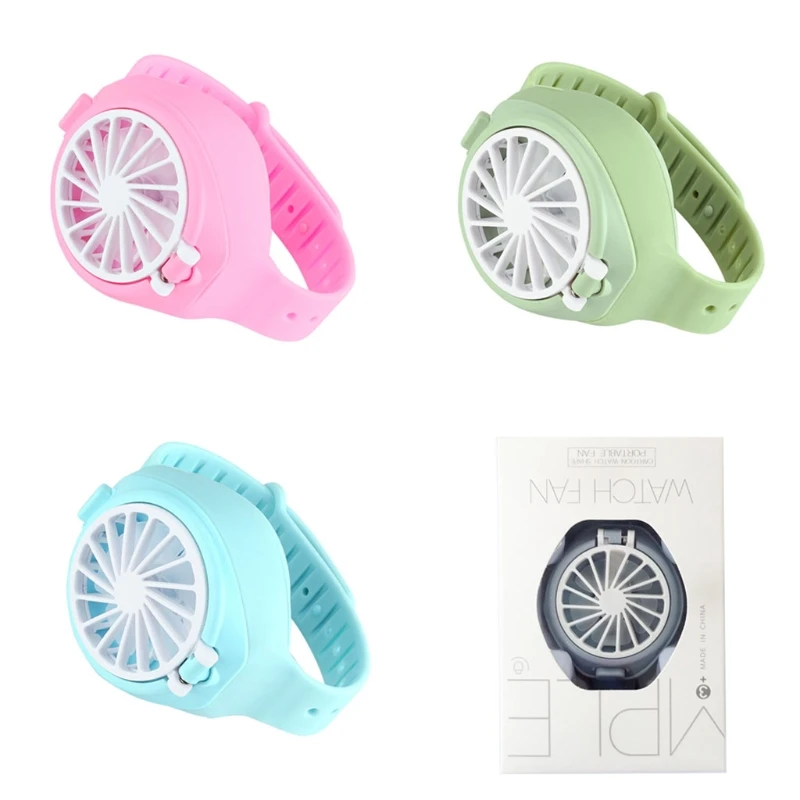 

Portable Personal Mini Mechanical Watch Fan Handheld Ultra-Quiet Third Gear D2TC