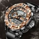 Mens Watches LIGE Sport Men Quartz Wristwatch Creative Diving Waterproof Alarm Watch Dual Display Clock Relogio Masculino 2021 Other Image