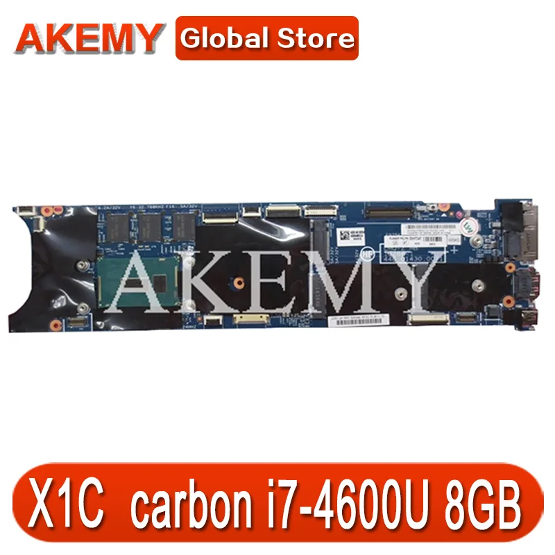 Материнская плата для ноутбука Lenovo ThinkPad X1C X1 carbon I7 4600U 8G материнская 00UP985 00HN757 04X5580