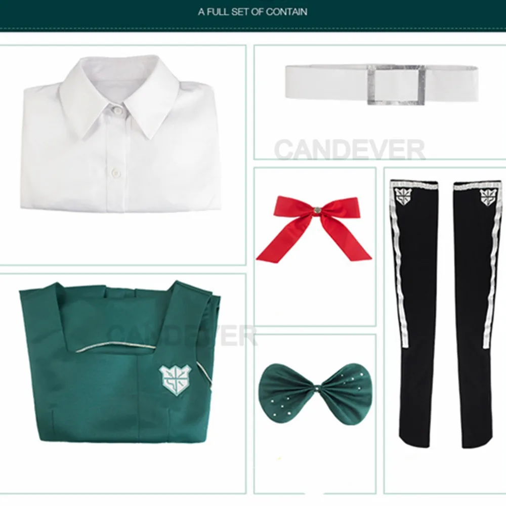 Женский костюм из аниме данганронпа 2 косплей-рубашка с бантом и надписью Despair Sonia