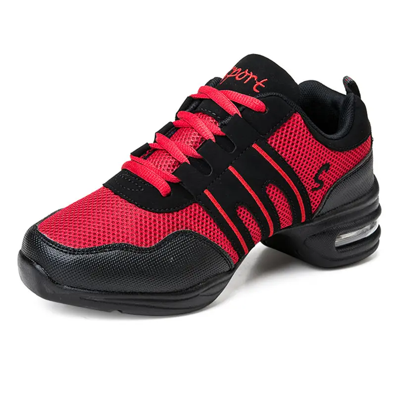 Koovan Women's Dancing Shoes For Girls Sports Feature Modern Dance Jazz Shoes Soft Breath Dance Shoes Female Waltz Sneakers