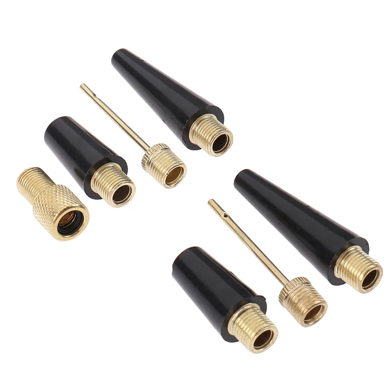 

3/4pcs Hot Ball Needle Nozzle Adapter Kit for Basketball Football Bicycle Tire Inflate Pump Parts Accessories