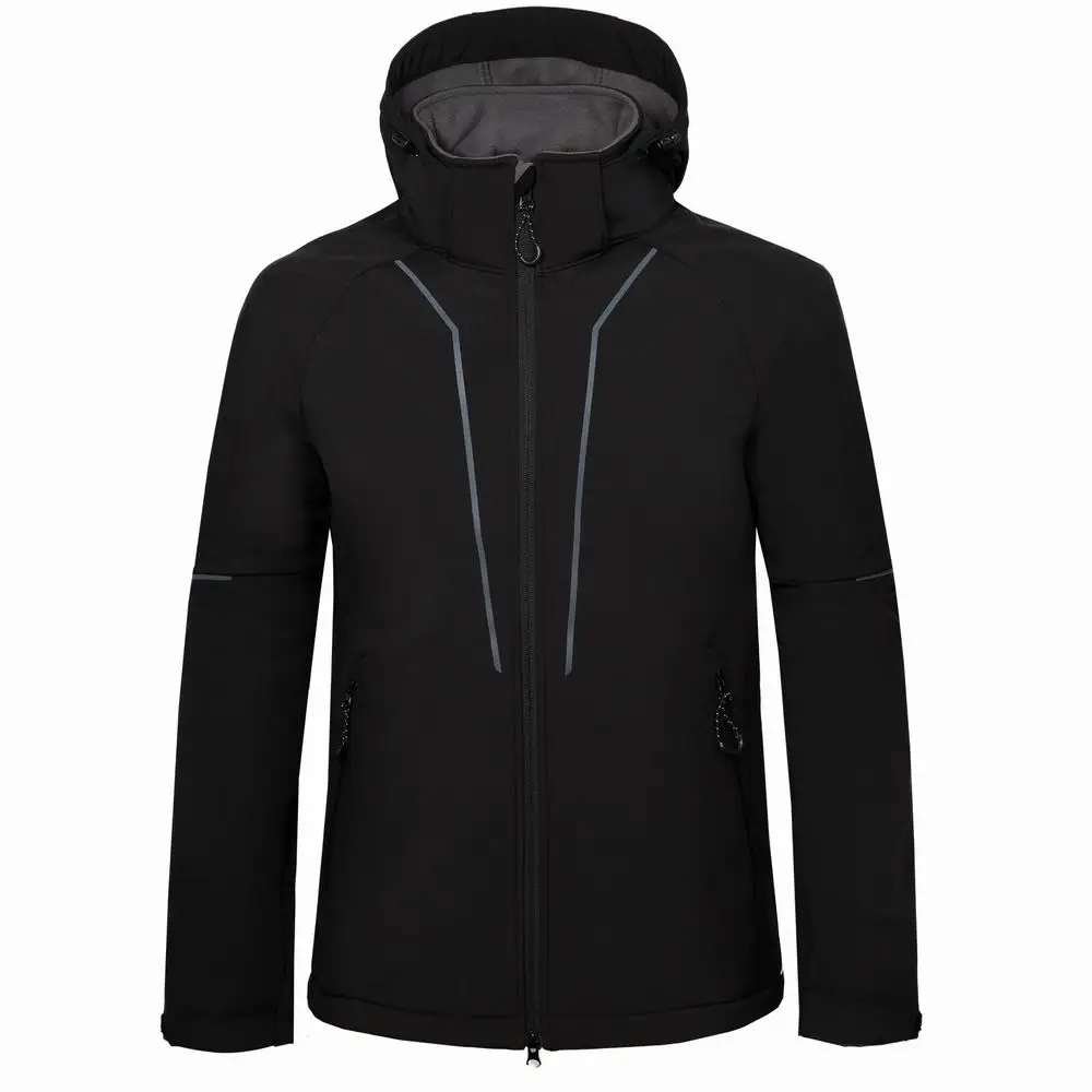 

Outdoor Softshell Jacket Men Winter Ski Jacket Windbreaker Hooded Waterproof Coat Lightweight Traveling Climbing Hiking Clothes