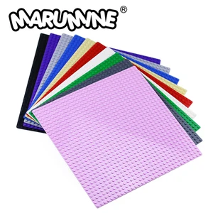 Базовая пластина Marumine 32x32 точки, кубики, конструктор MOC, модель, базовая пластина, детали совместимы с брендом Majoy