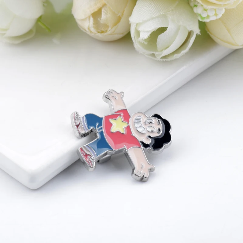 Брошь в виде Стивена Вселенная ювелирное изделие модная эмалированная булавка