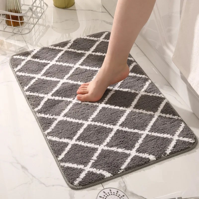 

Simple Thickened Door Mat Bathroom Bathroom Mat Door Absorbent Non-Slip Floor Mat Bedroom Door Mat
