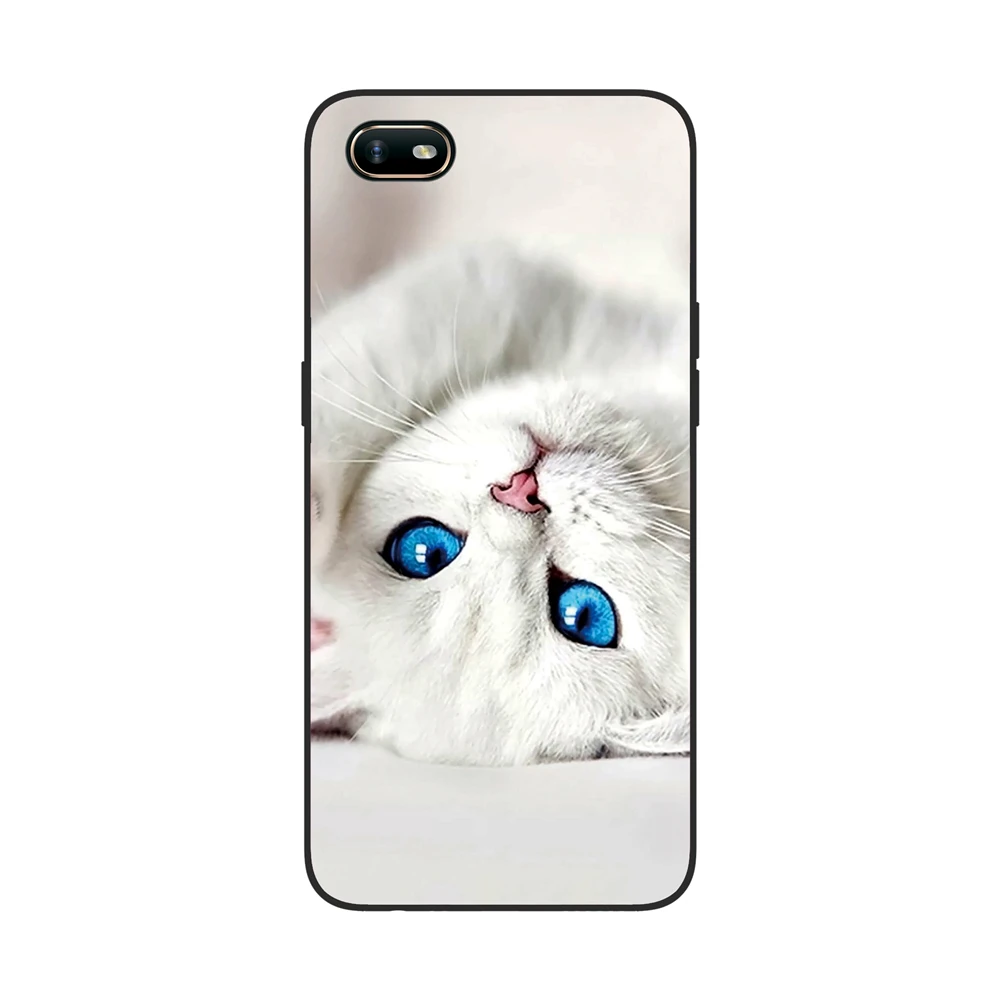 28 GUCOON силиконовый чехол для OPPO A1K 6,1 дюймов Чехол Мягкий ТПУ защитный чехол для телефона с рисунком волка розы цветы чехол-бампер - Цвет: 28