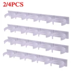 24 шт. кухонный стеллаж для хранения, настенный стеллаж для специй, пластиковый зажим для бутылок, стеллаж для приправ, крючки для дверей шкафа, держатель для банок и специй, инструменты