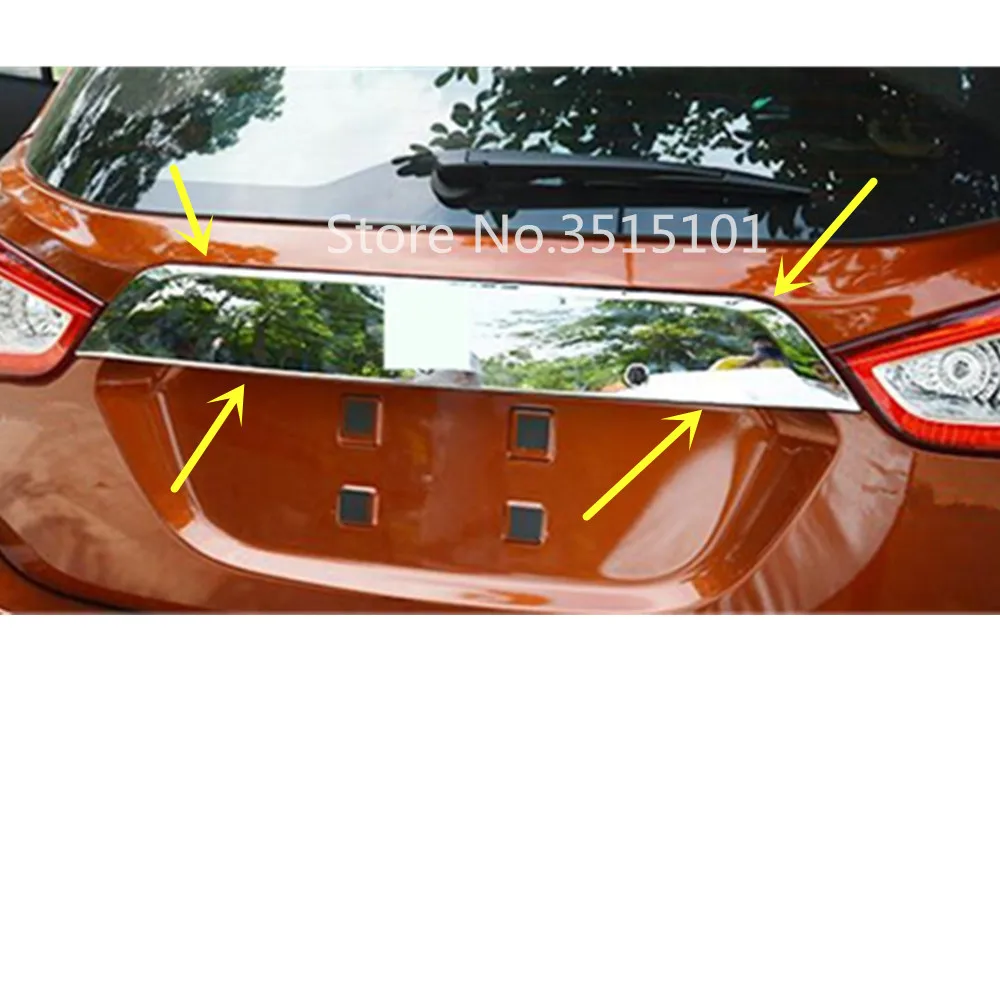 Автомобильная накладка на заднюю дверь из нержавеющей стали Накладка бампер