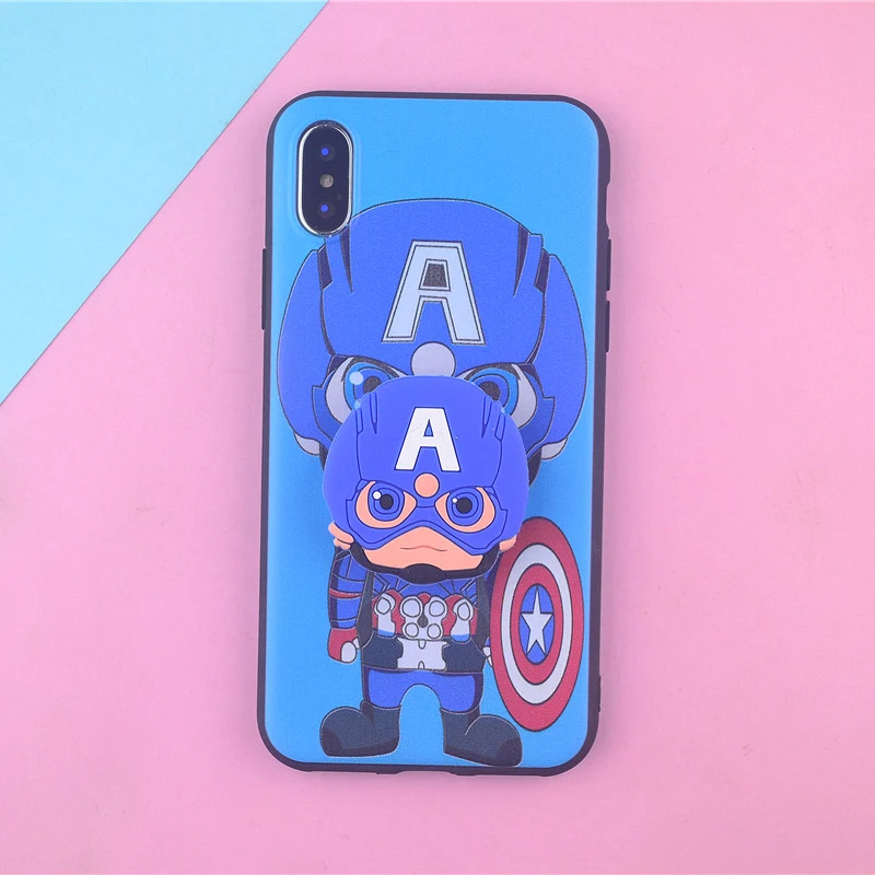 Case and Holder Для iPhone Xs 11 Pro Max Xs 7 8 Plus, для samsung S10, S8, S9, Note 8, 9, 10, A50, чехол из термополиуретана с изображением свиньи, носа, мягкий чехол с ремешком для телефона, веревочный чехол - Цвет: Case and Holder