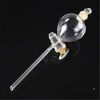 125ml lab glass dropping funnel ball shape with glass stopcock metering tool lab supplies