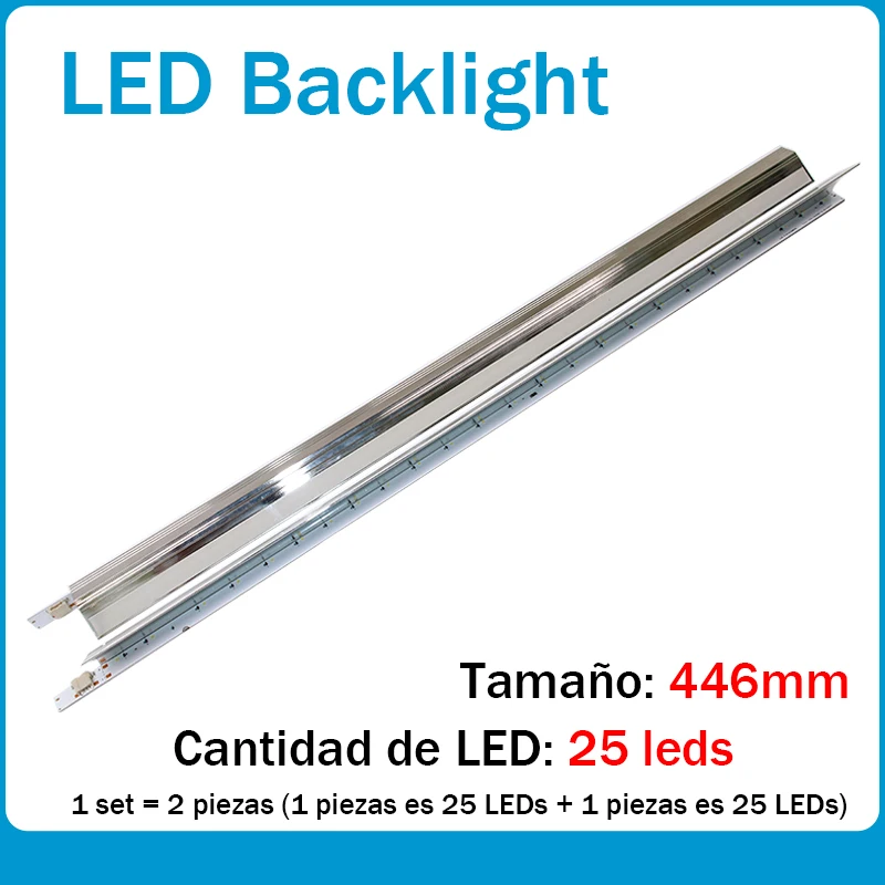 Новый комплект из 2 предметов 25 светодиодов 445 мм светодиоды с ретроосвещением