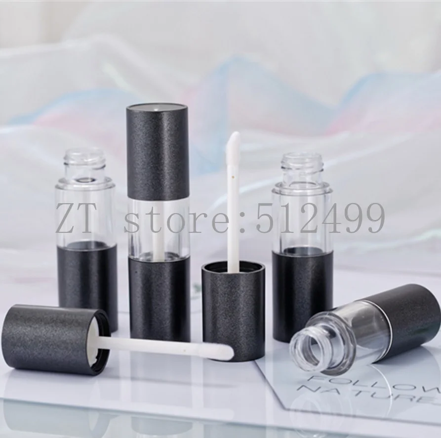 

10/30/50pcs Round Plastic Professional Lipgloss Tube, DIY Clear Empty Cosmetic Liquid Lip Oil Package, Makeup Lipstick Tools