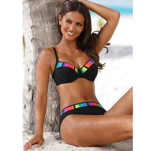 Купальник-бикини в горошек, пуш-ап, размеры до 3XL