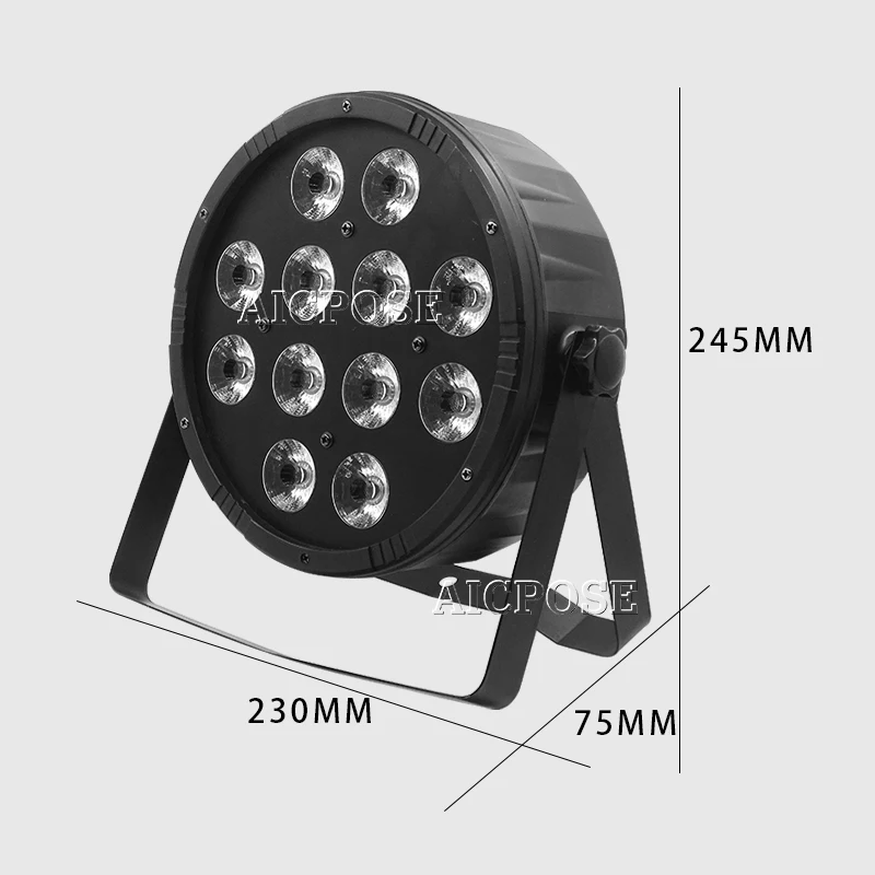 12x12 Вт led Par огни RGBW 4в1 12*12 ABS материал плоский par dmx512 дискотечные профессиональный