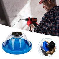 new bowl shaped electric impact drill dust cover hollow chamber drill dust collector wall drilling dust collector tool