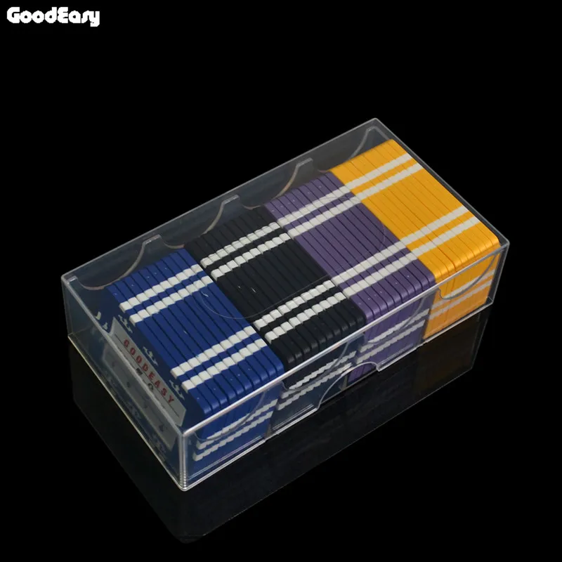 36 200 шт квадратная глиняная фишка для покера наборы техасских фишек Большие фишки