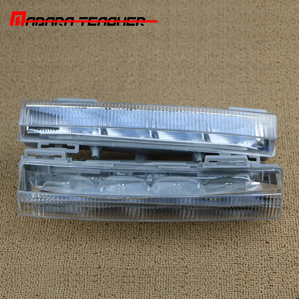 2x светодиодный дневный ходовой светильник DRL противотуманная фара для Mercedes W166 ML350