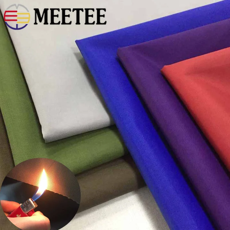 Meetee x 150 см Толстая 600D огнестойкая ткань Оксфорд Посеребренная полиэфирная