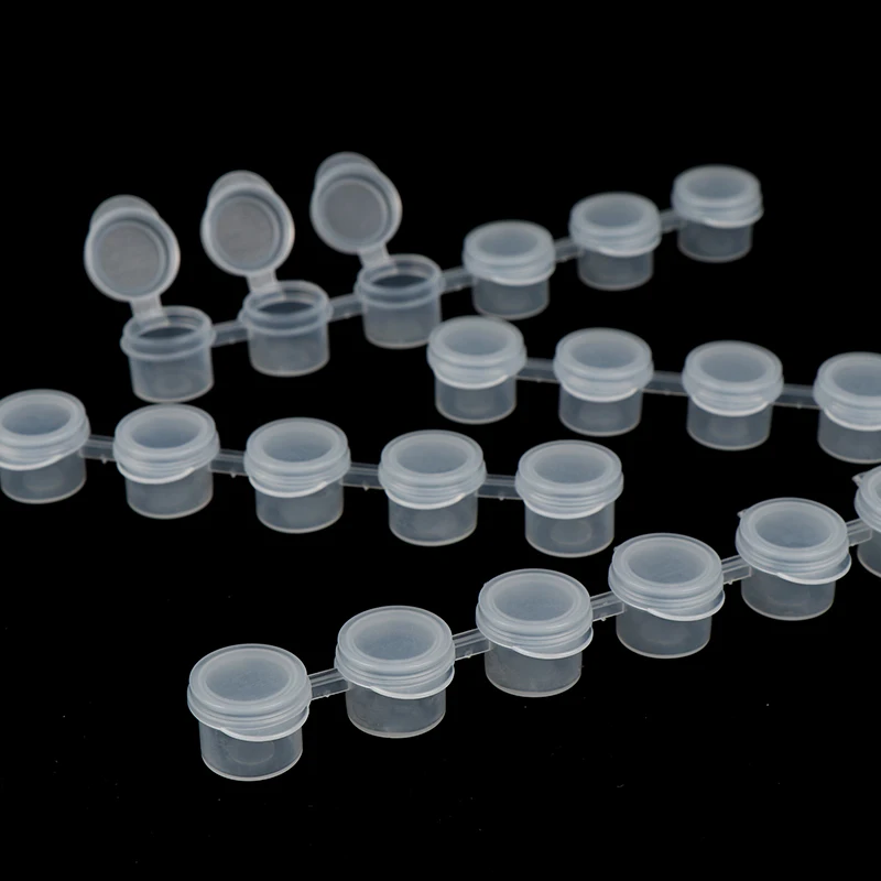 5 шт. полоски мини пустой кастрюля для рисования капсул декоративно-прикладное