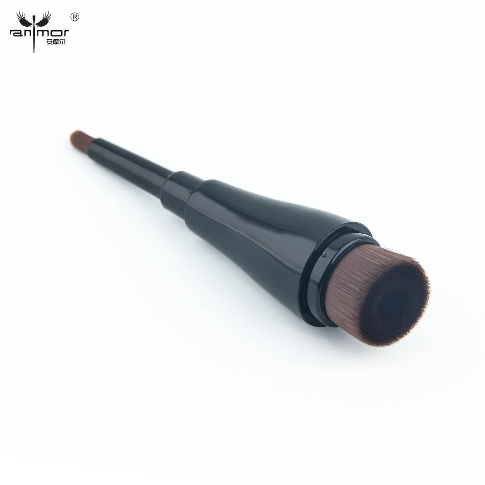 

Anmor Double-end Makeup Brushes Synthetic Hair Foundation Concealer Eyebrow Eyeshadow Portable Make Up Brush Cosmetic Tool