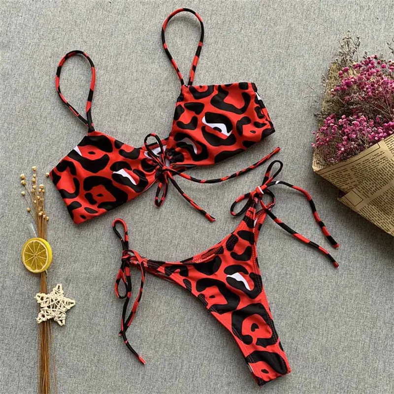 Мини бикини 2019 Floss набор сексуальный купальник женский микро Купальник для